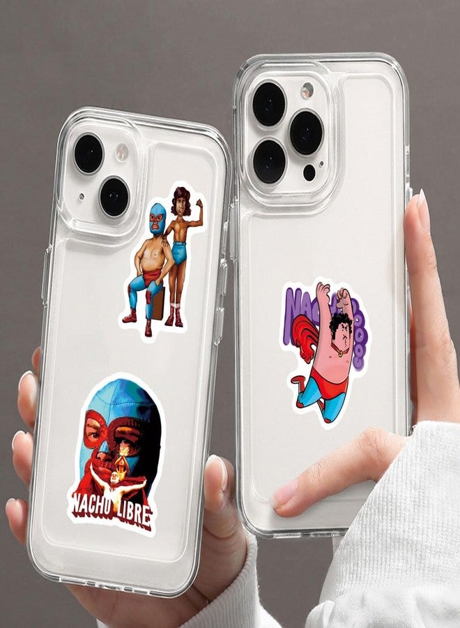 BLCAFEE 61 Pcs Nacho Libre Stickers Comedy Movie Graffiti Waterproof Vinyl for Birthday Party Supplies Decoration Favors for Water Bottles Laptop Suitcase Scrapbooking Choice - Image 5